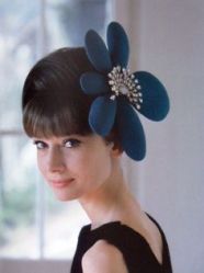 Audrey Hepburn flower fascinator