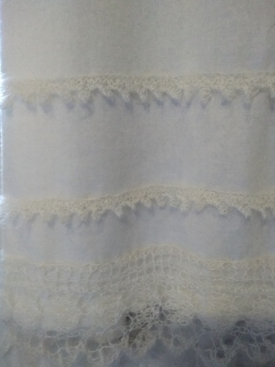 Rowan Kidsilk Haze knitted lace